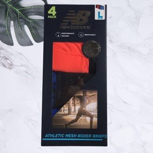New Balance 4-Pack Men’s Boxer Brief Size Large